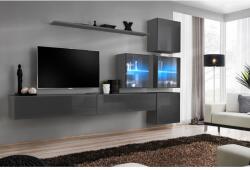 Wipmeble Szekrénysor switch szürke színben