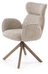 Halmar K585 forgatható szék, szín: sötét bézs/világos dió