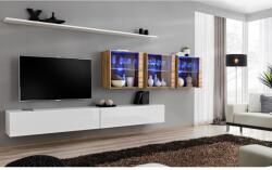 Wipmeble SWITCH 26 szekrénysor XVII fehér-artisan tölgy - mindigbutor