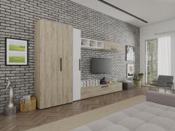 Mobiro Star nappali - Szürke tölgy és Fehér - C38 - mindigbutor