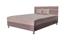 Miló Bútor Hektor klasszikus franciaágy, v. barna-s. barna (180 cm)