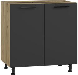 Halmar VENTO D-80/82 alsó szekrény, szín: craft tölgy/antracit