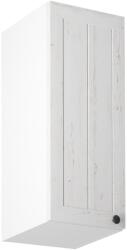 TEMPO KONDELA Felsőszekrény G30, balos, fehér/sosna andersen, PROVANCE - mindigbutor - 30 305 Ft