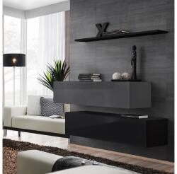 Wipmeble SWITCH 27 szekrénysor SB2 fekete-szürke - mindigbutor