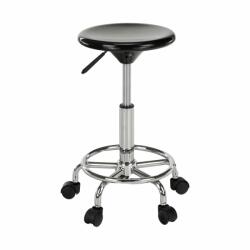 TEMPO KONDELA Szék, fekete/króm, MABEL 3 NEW - mindigbutor