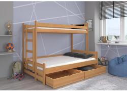 ADRK Háromszemélyes emeletes ágy matraccal BENITO 200x80, Bükk - mindigbutor