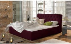 Eltap Milano 140x200 fémvázas ágy sötétlila - mindigbutor