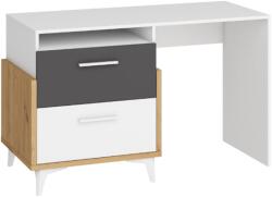 WIPMEB HEY HEY 04 íróasztal (fehér-grafit-artisan) - mindigbutor