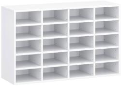 Fortrade Montale fehér cipősszekrény (1310 cipősszekrény, fehér / fehér szín) - mindigbutor