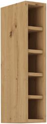 TEMPO KONDELA Felső nyitott szekrény, artisan tölgy, MONRO 15 G-72 OTW - mindigbutor