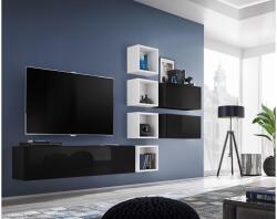 Wipmeble BLOX 28 szekrénysor VII fekete-fehér - mindigbutor