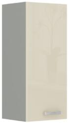 TEMPO KONDELA felsőszekrény, magas fényű bézs, PRADO 30 G-72 - mindigbutor