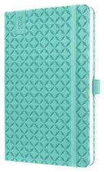 Sigel Naptár, A5, heti, 2026, kemény borító, SIGEL "Jolie", aqua zöld J6103 (J6103)