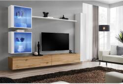 Wipmeble SWITCH 27 szekrénysor XVIII fehér-artisan tölgy - mindigbutor