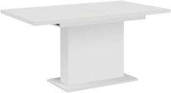 TEMPO KONDELA Kihúzható étkezőasztal, fehér, 160-200x90 cm, BOBA - mindigbutor