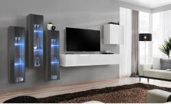 Wipmeble SWITCH 26 szekrénysor XIII szürke-fehér - mindigbutor