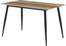 Fortrade Asztal adria 140x80x75 cm natúr (rion 140x80 - kerámia, tölgy-a fa szín)