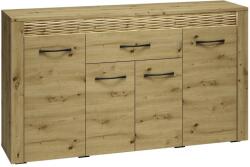 WIPMEB Artis 08 komód 4d1s tölgy artisan - mindigbutor