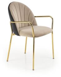 Halmar K500 szék, bézs / fekete - mindigbutor