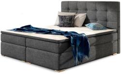 Eltap Inez 140x200 boxspring ágy sötétszürke