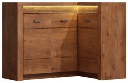 TEMPO KONDELA Sarokkomód, világos kőris, INFINITY I-15 - mindigbutor