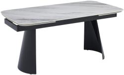 Fortrade Venom bővítőasztal (160+40+40)x90x76 cm fehér és kék - mindigbutor