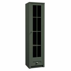 TEMPO KONDELA Vitrin, zöld, PROVANCE W1S - mindigbutor