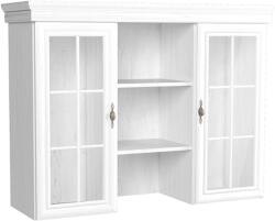 TEMPO KONDELA vitrines faliszekrény, sosna andersen, KORA KN4 - mindigbutor