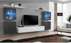 Wipmeble SWITCH 27 szekrénysor XIV szürke-fehér - mindigbutor