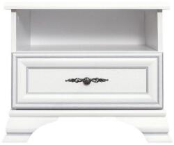 TEMPO KONDELA Éjjeliszekrény, alpesi fehér, KENTAK KOM1S - mindigbutor