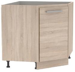TEMPO KONDELA Alsó sarokszekrény, tölgy sonoma, NOVA PLUS NOPL-065-RS - mindigbutor