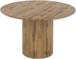 TEMPO KONDELA Étkezőasztal, tölgy, átmérő 120 cm, MAHIR TYP 2 - mindigbutor