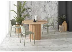 Halmar LOPEZ kerek asztal, natúr tölgy - mindigbutor