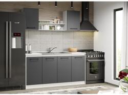 Mobiro Maia szürke konyhabútor - 05 - 163, 2 cm - mindigbutor