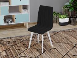 Laguna Karma szék, Havana 19 szövettel, fehér lábakkal - mindigbutor