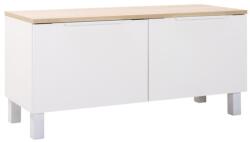 Fortrade Tv állvány rony 2 (fehér + sonoma) - mindigbutor