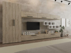 Mobiro Star Nappali Szekrénysor C18- Szürke tölgy színben