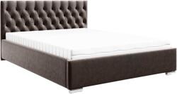 Miló Bútor St1 ágyrácsos ágy, sötétbarna (160 cm) - mindigbutor