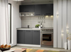 Mobiro Maia szürke konyhabútor - 06 - 180 cm - smartbutor