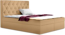 Miló Bútor TYP56 boxspring ágy, bézs - mindigbutor - 456 280 Ft
