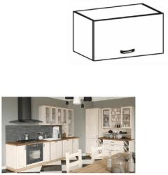 TEMPO KONDELA felsőszekrény, fehér/északi sosna, ROYAL G60KN - mindigbutor