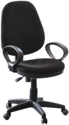 Fortrade Patrik irodai szék, fekete - smartbutor