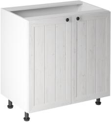 TEMPO KONDELA alsószekrény ajtóval D80, fehér/sosna andersen, PROVANCE - mindigbutor