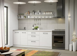 Mobiro Alaszka fehér konyha - 10 - 203, 2 cm - smartbutor