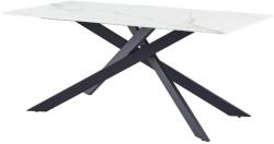 Fortrade Marigold 2 asztal (180x90x75, magas fehér márvány + arany)