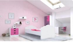 ADRK Ágy matraccal CASIMO 140x70, Fehér - mindigbutor