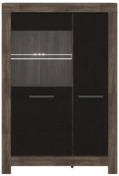 Wipmeble Belen 004 vitrin reg1d1w tölgy monastyr/tölgy sötét - smartbutor