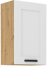 TEMPO KONDELA Felső szekrény, fehér/artisan tölgy, LULA 45 G-72 1F - smartbutor