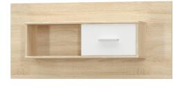 TEMPO KONDELA Faliszekrény 1D, fehér/tölgy sonoma, TEYO - mindigbutor