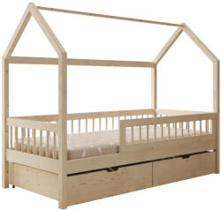 ADRK Galicja házikó ágy matraccal, Fenyő, Fenyő - smartbutor - 163 947 Ft